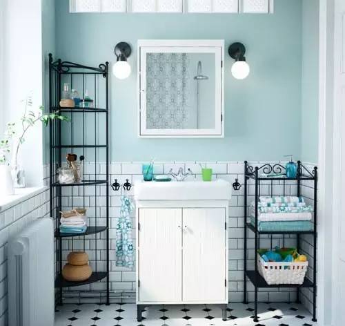 简约风装修浴室柜推荐,宜家小户型浴室柜