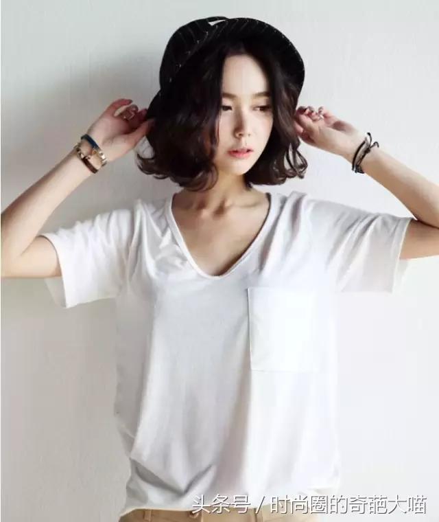 短发女2021流行短发中短发可扎,短发也能如此迷人