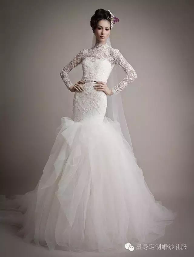 适合宽肩的婚纱,23款一字肩婚纱