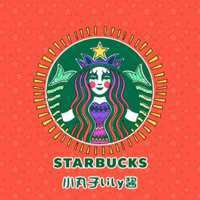 这个万圣节，36位插画师把星巴克女郎玩坏了……