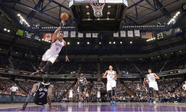 全明星大赛三分球威斯布鲁克,威少大胜太阳三巨头