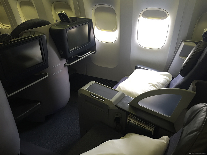 美联航头等舱：欧若拉女神眷顾之旅