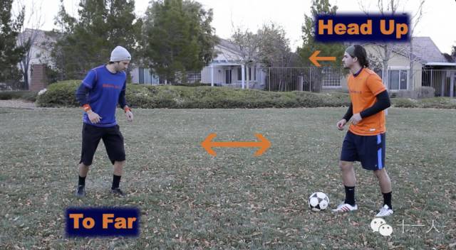 足球1v1防守技能训练多种方法,足球防守技巧与套路图解
