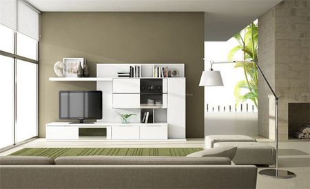 惊艳的客厅背景墙,小户型客厅装修图电视背景墙