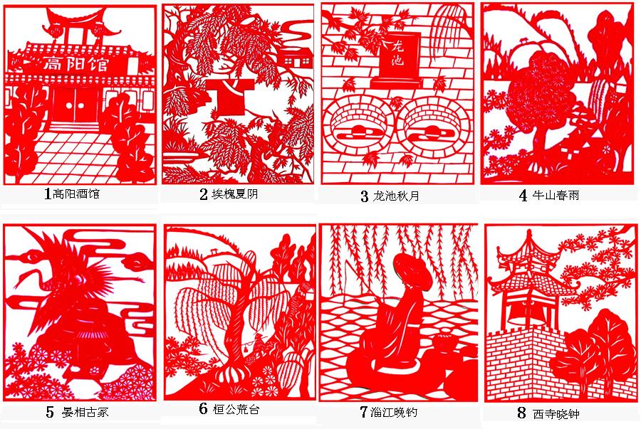 淄博临淄的名胜古迹,临淄古八景