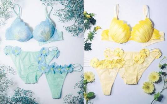 夏天卖断货的人鱼Bra，冬季推出了鲜花系列