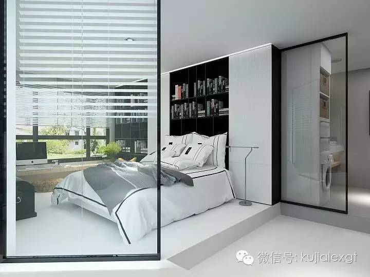 公寓式小户型玻璃隔断,小户型客厅做玻璃隔断