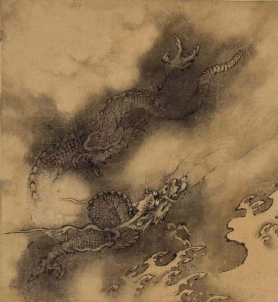 南宋陈容六龙图视频,陈容六龙图真迹