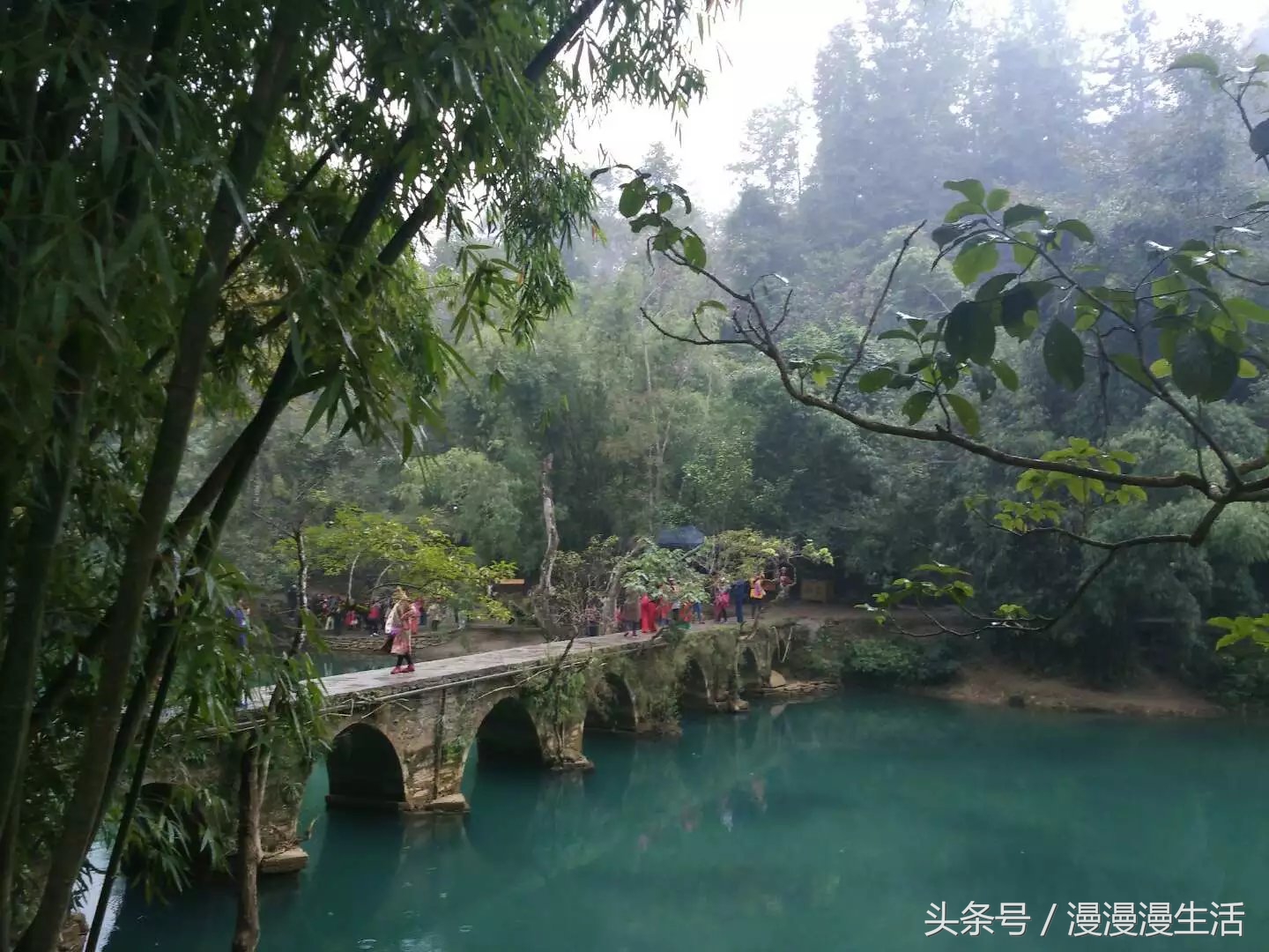 贵州黔南荔波小七孔无滤镜,贵州黔南州荔波县小七孔