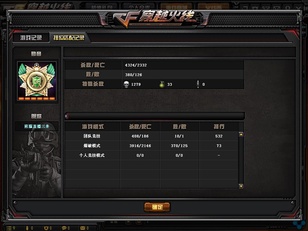 天啦噜！我进到了CF大神房里了，求围观！