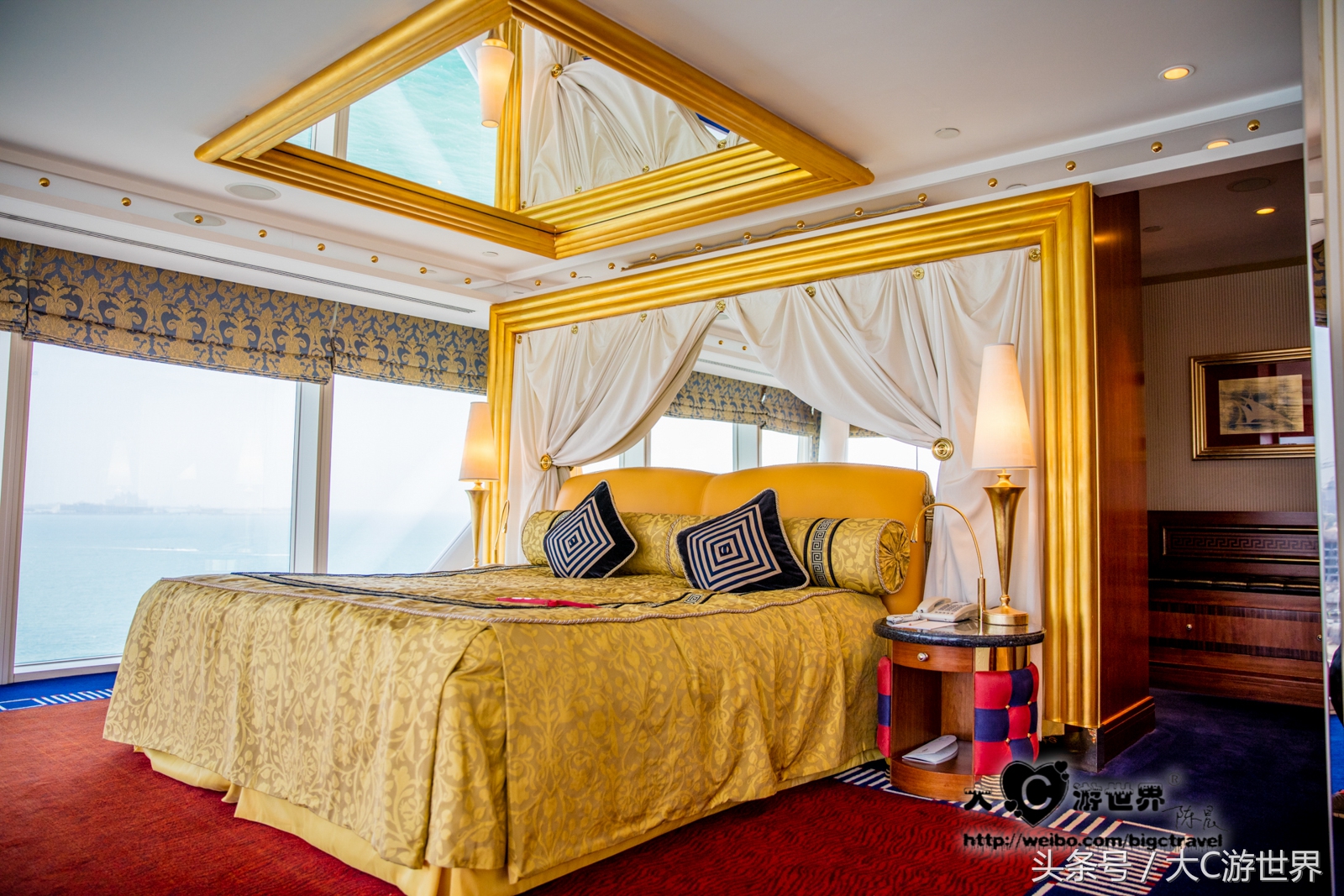 旅游的中国夫妻住迪拜帆船酒店,住迪拜帆船酒店攻略