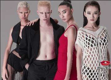 超模陈碧舸亮相纽约时,超模陈碧舸