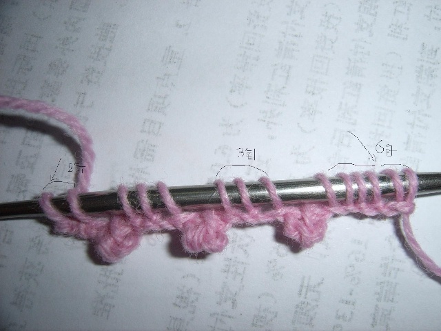 狗牙边棒针编织方法,棒针狗牙针的织法