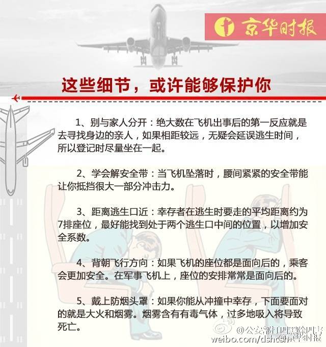 飞机失事该如何自救,飞机失事如何自救