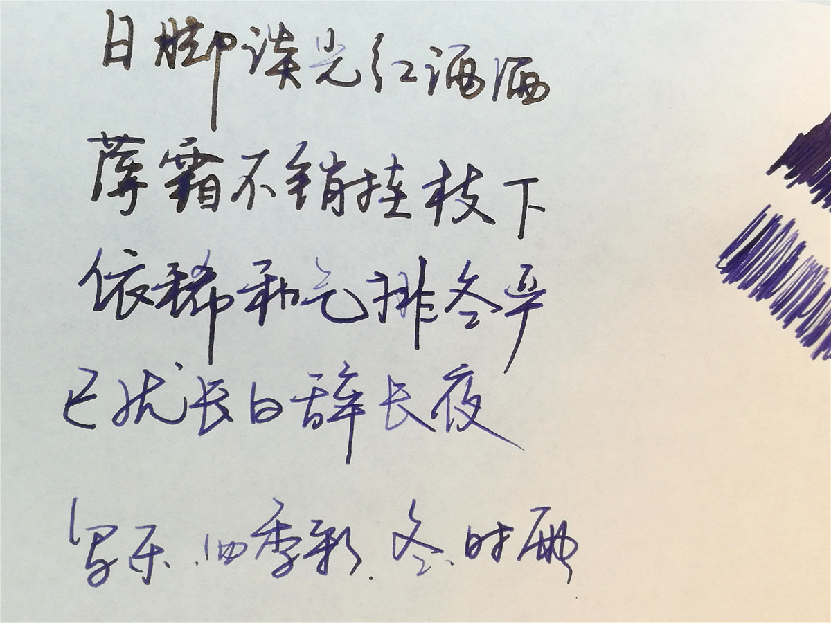 写乐四季织名月钢笔测评,写乐四季彩钢笔开箱视频