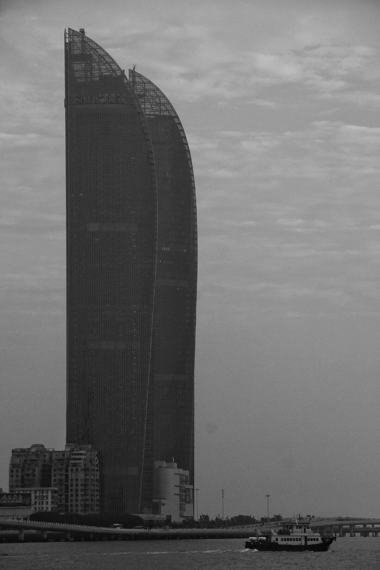 云上厦门看厦门夜景,海上看厦门