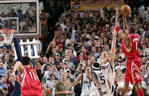 麦迪和大将军对飙三分视频,麦迪35秒13分特雷西大将军