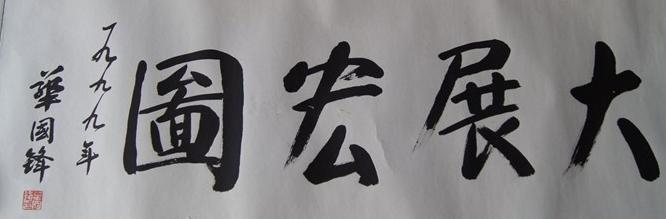 书法大展宏图欣赏,武模凯书法大展宏图