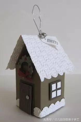牛奶盒废物利用,特仑苏牛奶盒废物利用做手工吊饰