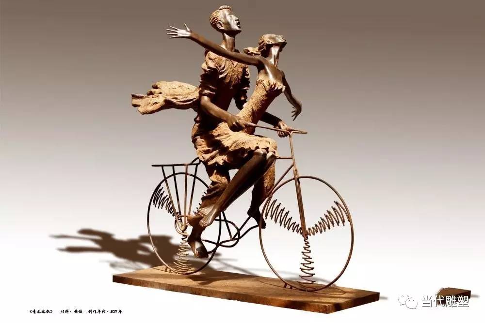 雕塑家章华,青春之歌章华雕塑作品展览