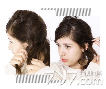 编发帽子教程简单好看,戴大帽子编发教程长发