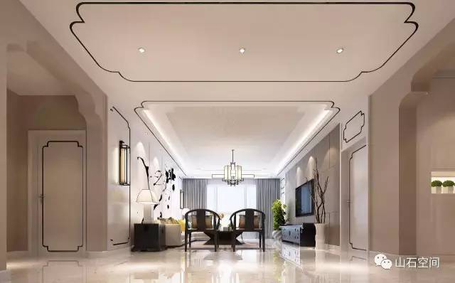 墨舞｜山石作品-郡原小石城140㎡中式传奇