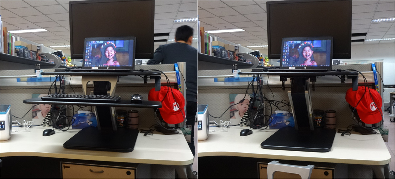 杂乱办公桌秒变干净办公桌,办公桌智能改造