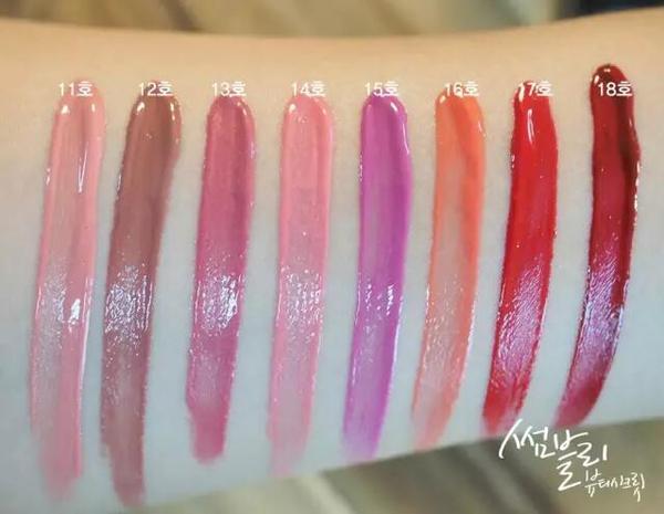 韩国唇釉爆款榜透明,韩国美妆热销唇釉