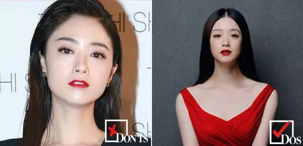 唐嫣口红色蓝调正红,唐嫣推荐的口红