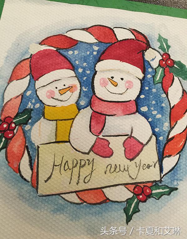 圣诞节简单手工做贺卡送给妈妈,圣诞贺卡手工制作简单易学