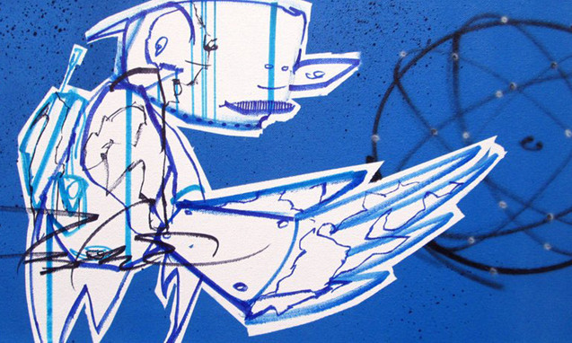 “喷漆魔法师”！在涂鸦界连KAWS都要敬他三分