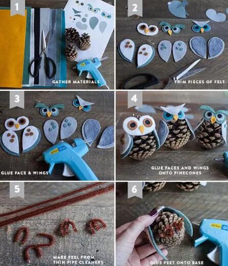 美国人喜欢的圣诞装饰,用树叶做圣诞装饰手工制作