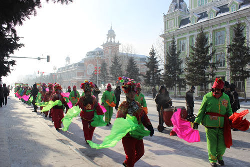 漠河神秘景区,与俄罗斯隔河相望