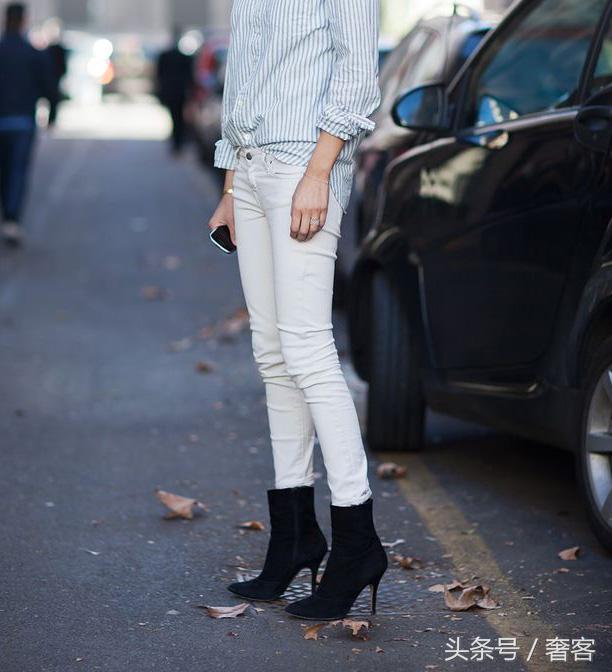 这个冬天必备短靴,冬时尚气质粗跟新款舒适圆头短靴