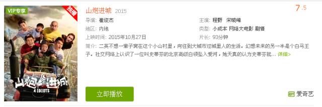 2015年最火的影视,2015年的网络电影有哪些