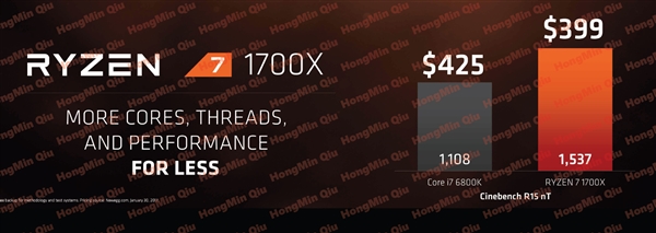 2499元性价无敌！AMDRyzen处理器发布：最强8核