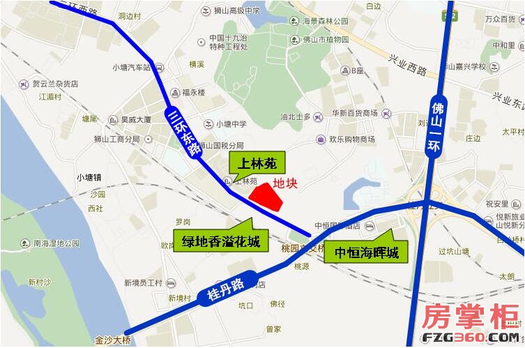 佛山市南海区狮山小塘中恒地产,狮山小塘商业用地规划