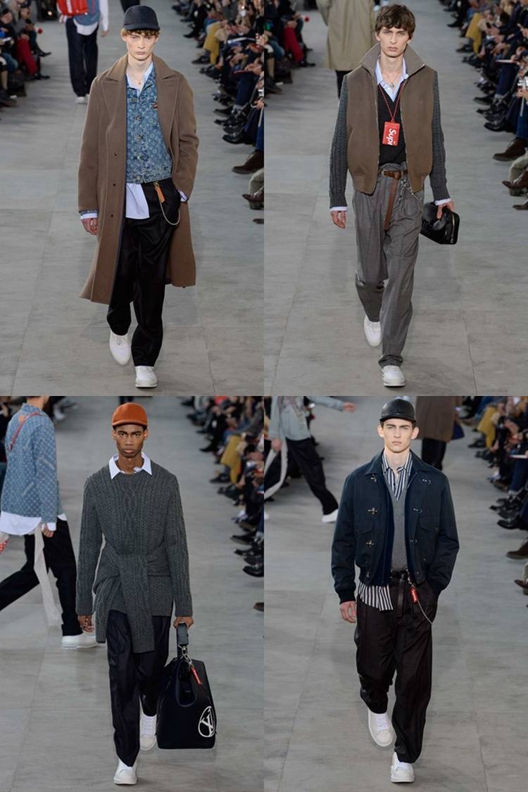 lv联名supreme牛仔外套2018款,lvsupreme联名搭配