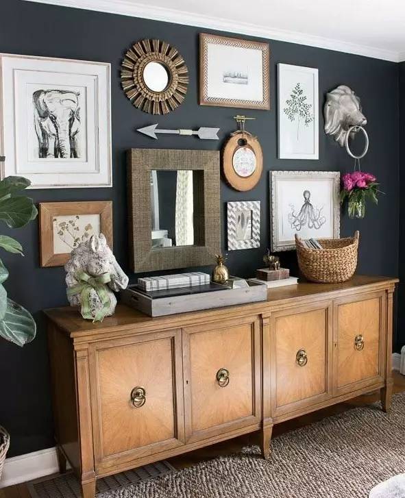 照片墙的设计与布局,照片墙的设计和摆放效果图