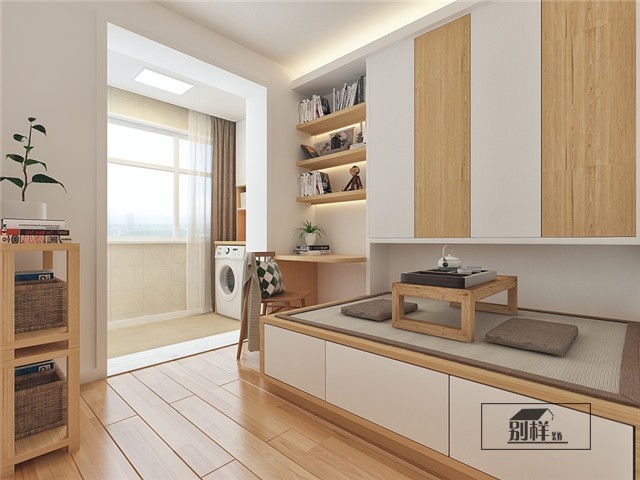 瀚林澜山A户型怎么样88㎡日式风格装修预览