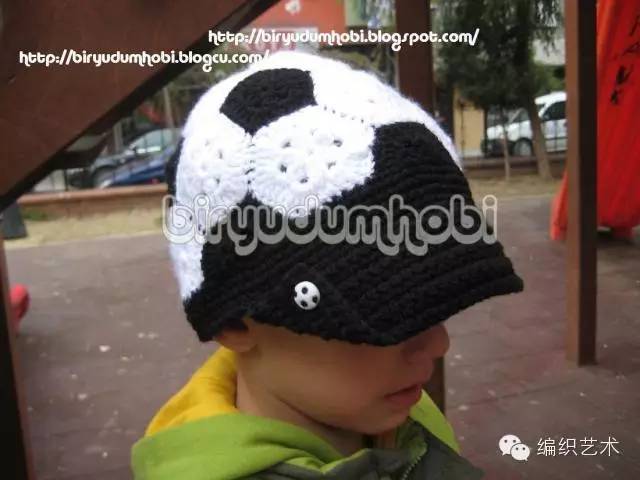 足球帽钩针教程,钩针足球图解教程视频