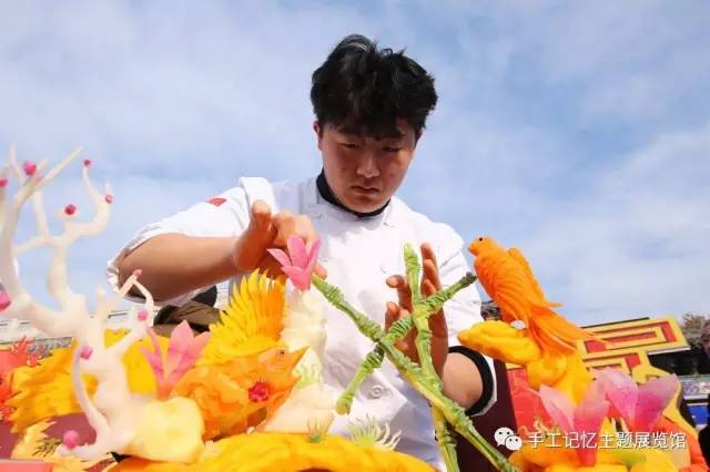 青岛糖球会萝卜雕刻,青岛萝卜糖球会摄影作品