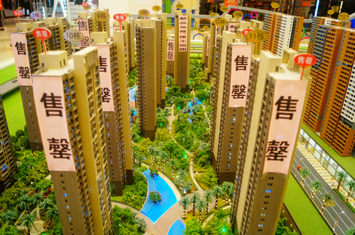 实拍深圳楼盘,实拍房地产销售中心