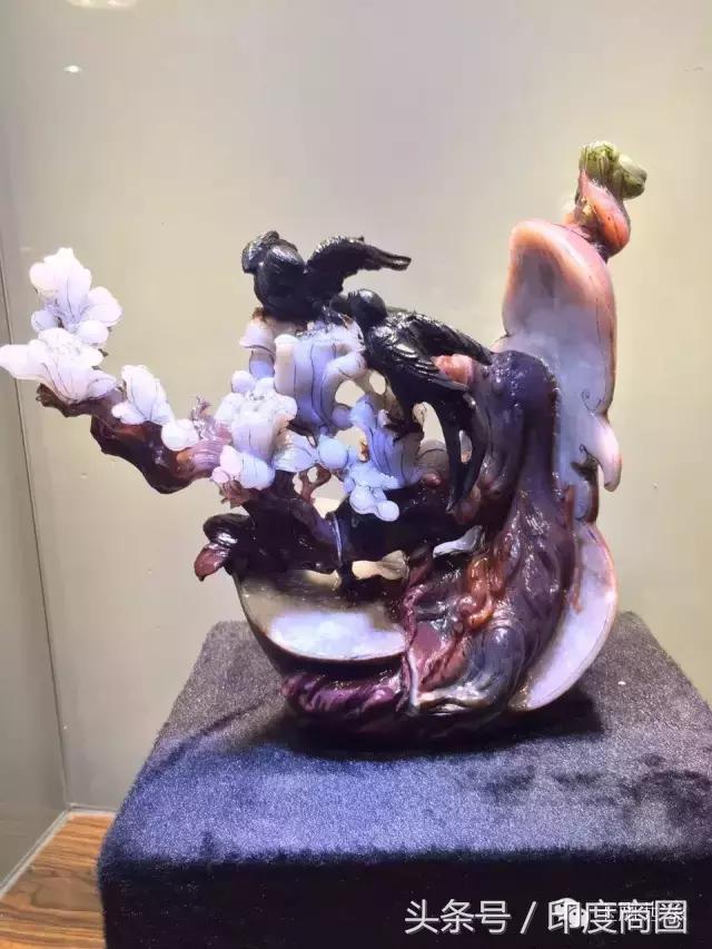 印度七彩玛瑙作品欣赏,印度七彩玛瑙珠