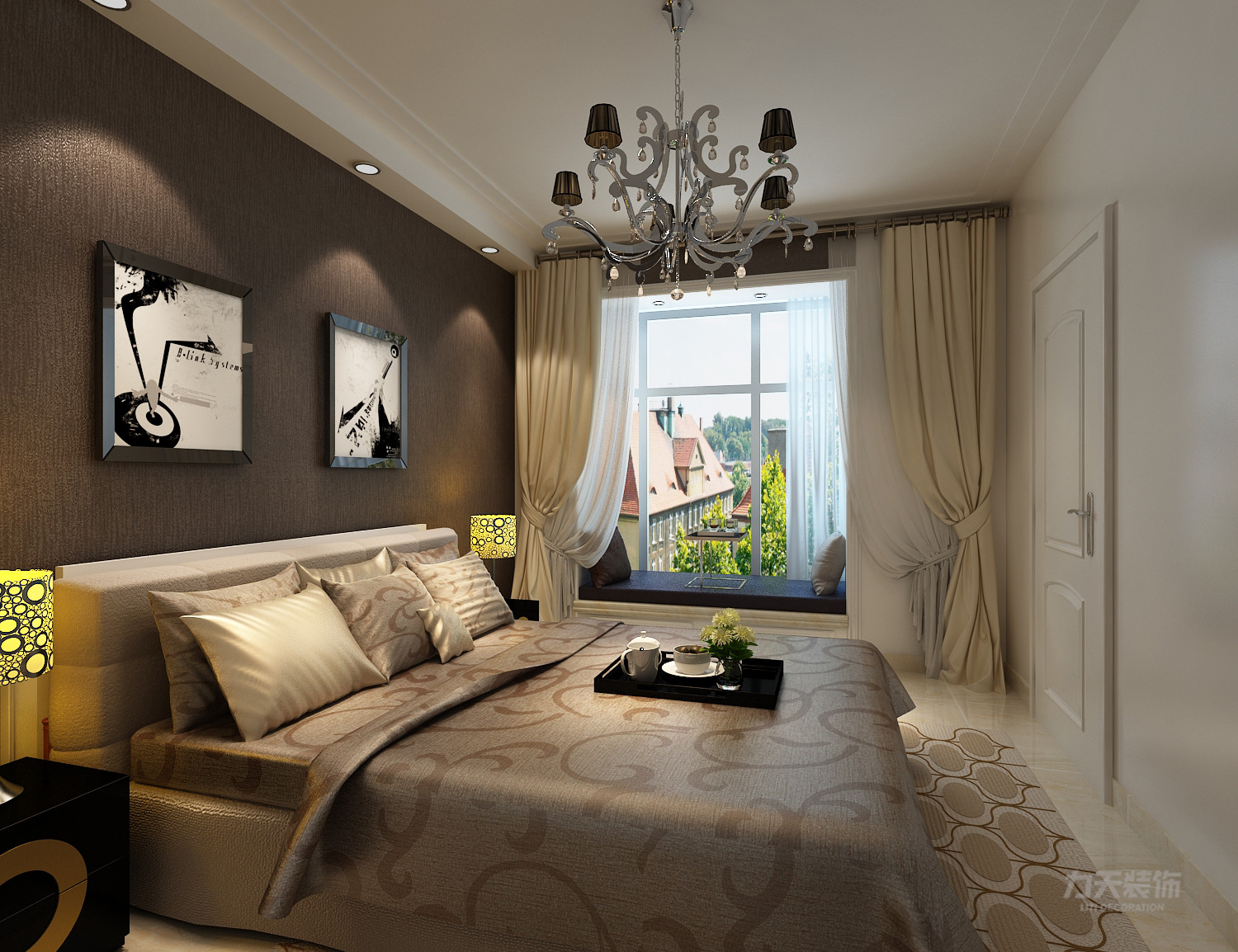 石家庄奥北公元顶楼带露台的房子,石家庄奥北公元三室装修效果133平