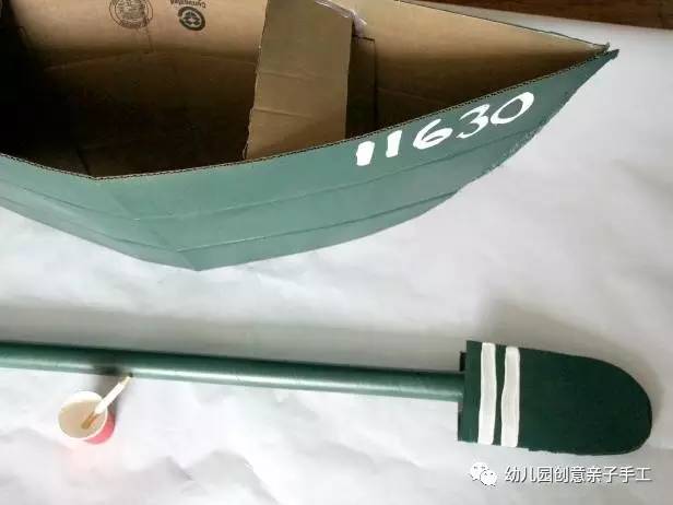 彩泥儿童简单手工轮船,幼儿园纸皮海盗船手工