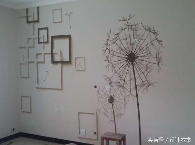 简单手绘电视背景墙图片大全,电视背景墙简单手绘