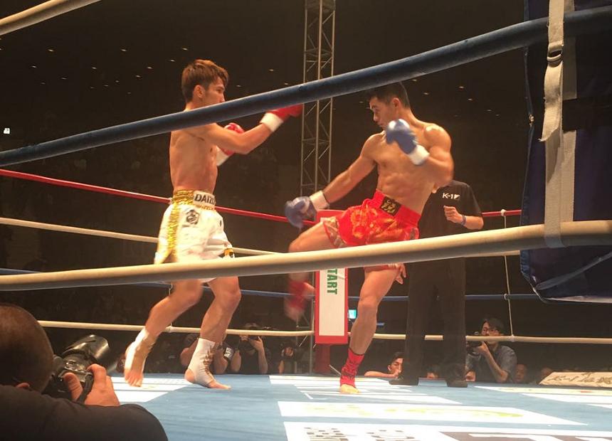 他今天扫平日本K-1！五星红旗高耸世界之巅！