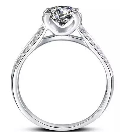 50分到1克拉之间的钻戒怎么选,30分钻戒能戴出50分的款式