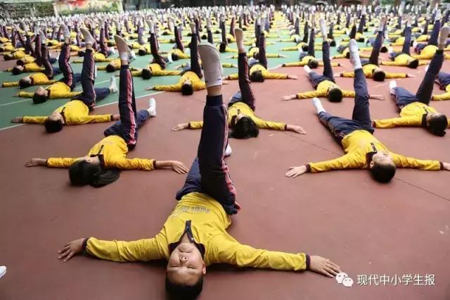 白云湖小学大课间,白云省实的大课间